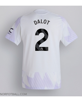 Billige Fotballdrakt Manchester United Diogo Dalot #2 Replika Bortedrakt 2025-26 Kortermet Billige Fotballdrakt Manchester United Diogo Dalot #2 Replika Bortedrakt 2025-26 Kortermet